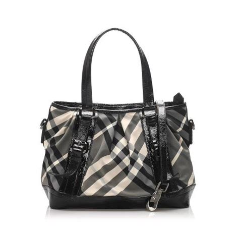 burberry plaid satchel with black leather and gold hardware|burberry handbags saks.